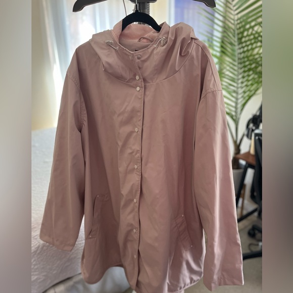Ellos Women’s Snap Front Raincoat - Picture 1 of 4
